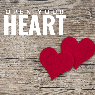 Open Your Heart message